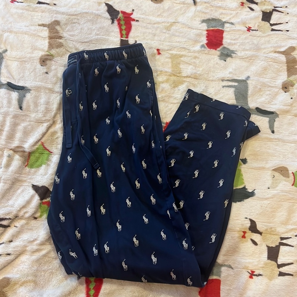 Men’s Ralph Lauren Polo Navy Blue Pajama Pants